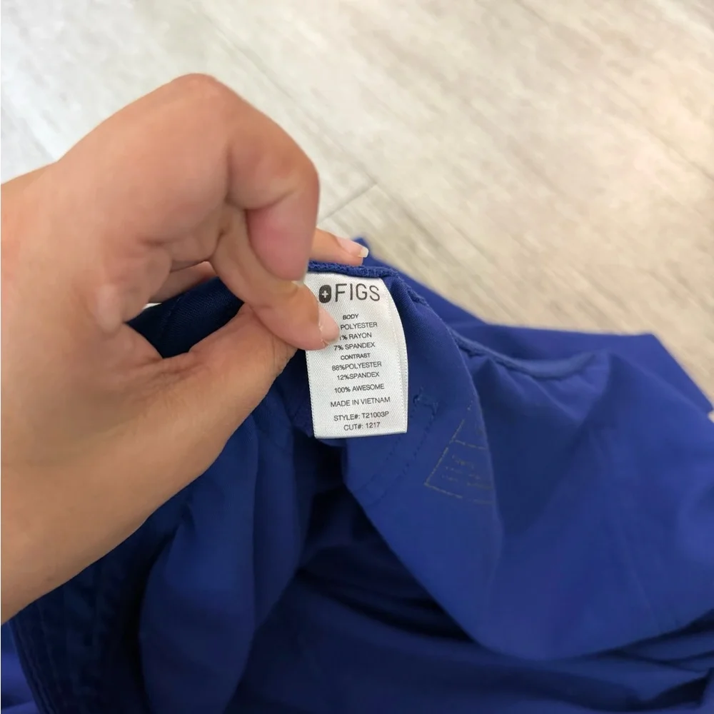 Figs women’s blue Scrub Pants - Picture 5 of 5